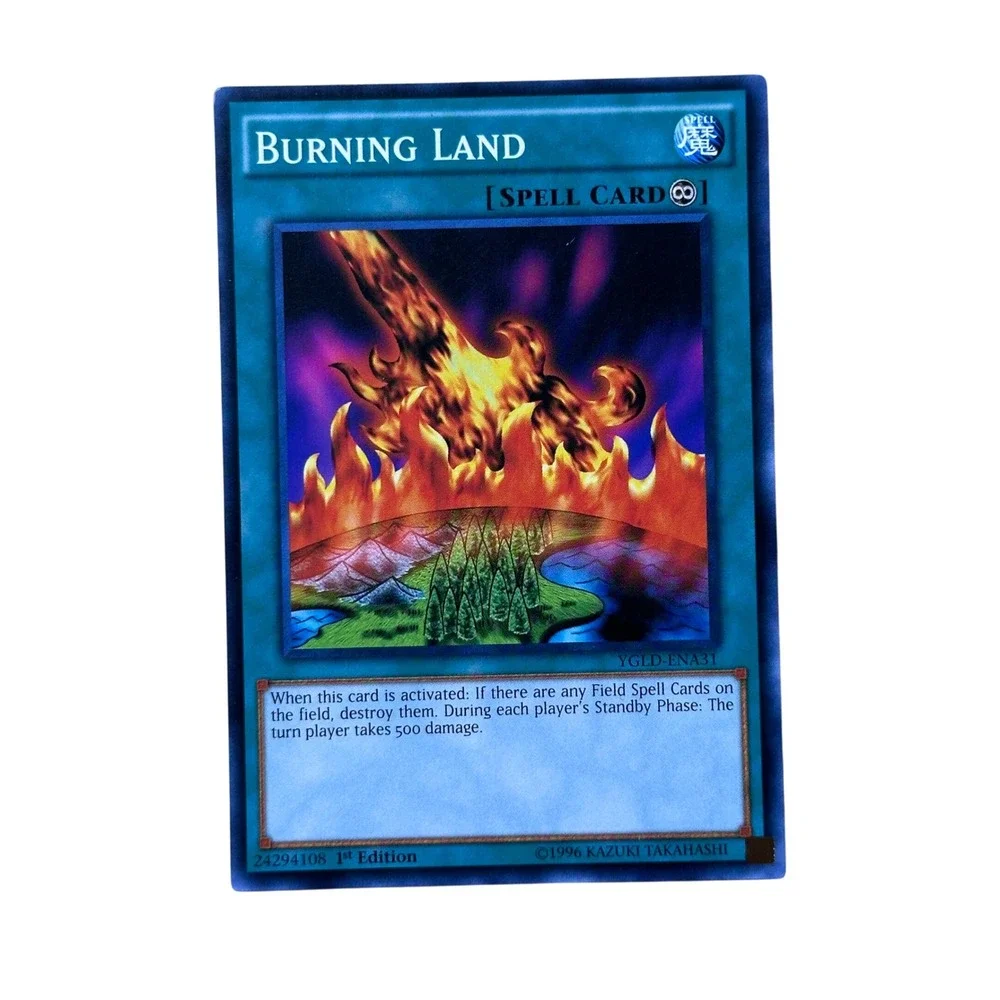 Yu-Gi-Oh!‎ Trading Card Game Blue Burning Land YGLD-ENA31 1st Edition